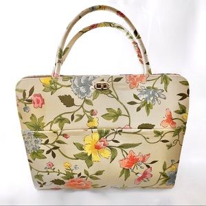 MARGARET SMITH 1960s Garden Party Floral Handbag